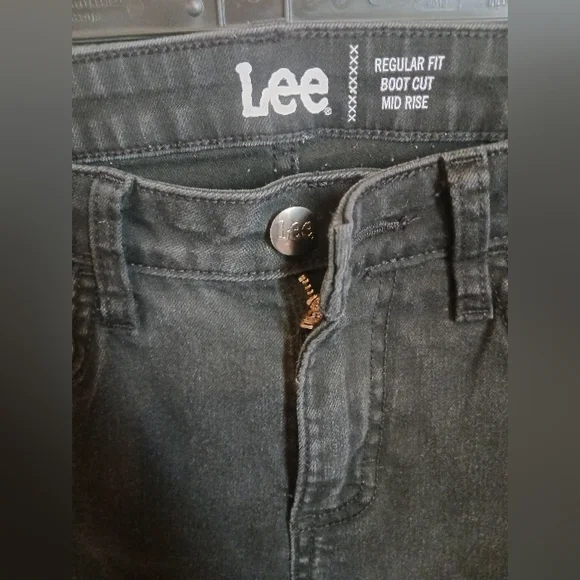 Regular Fit Riders By Lee Mid Rise Bootcut Black Riders By Lee